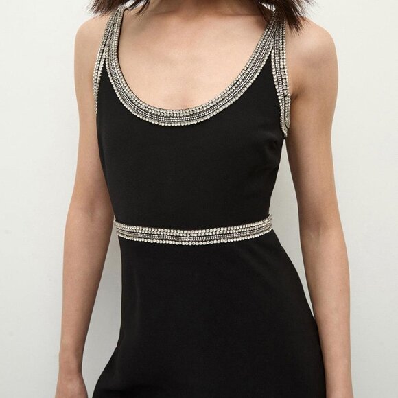 Flores Bead-Trim Maxi Dress - Picture 2 of 4